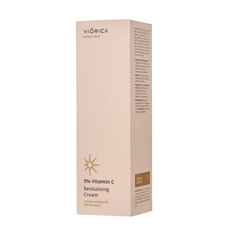 Crema revitalizanta pentru fata 5% Vitamina C Perfect Glow, 50 ml, Viorica 788201
