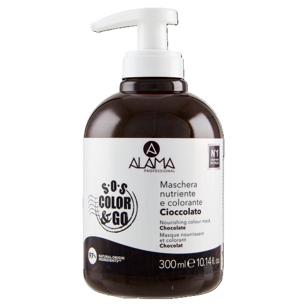 Masca nuantatoare pentru par, Ciocolatiu, 300 ml, Alama