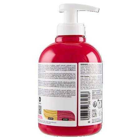 Masca nuantatoare pentru par, Roz, 300 ml, Alama 788286