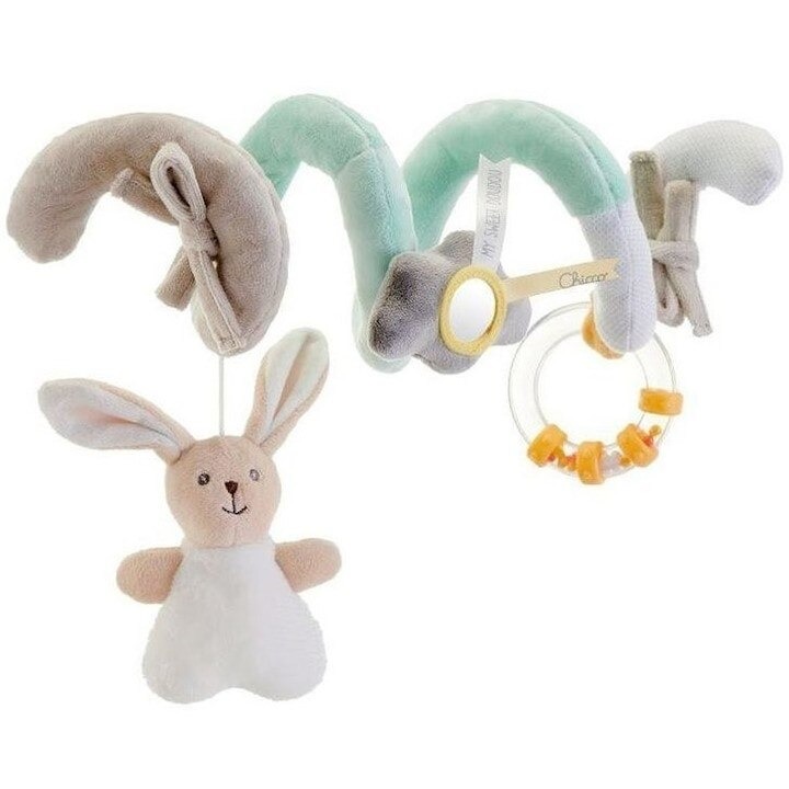 Jucarie spirala din plus pentru bara caruciorului My sweet Doudou, 0 luni+, Chicco