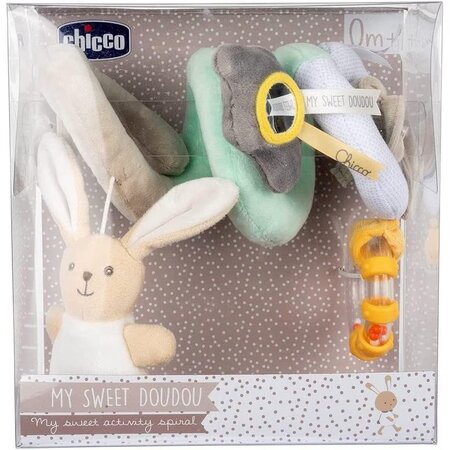 Jucarie spirala din plus pentru bara caruciorului My sweet Doudou, 0 luni+, Chicco 788292