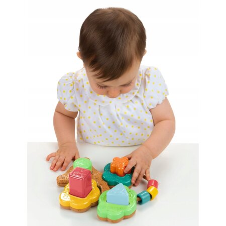 Jucarie de sortare si stivuire, Baobab shape sorter, 6-36 luni, Chicco 788298