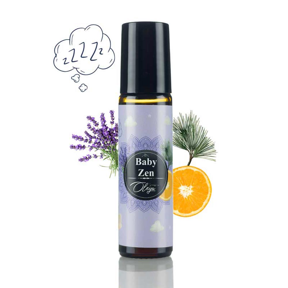 Roll on cu uleiuri esentiale Baby Zen, 10 ml, Oleya