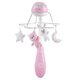 Carusel muzical cu proiectie 3 in 1, Rainbow, Roz, 0 luni+, Chicco 788327