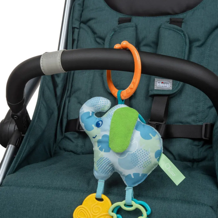 Jucarie pentru carucior, Elefantelul la plimbare, 3-24 luni, Chicco 788357