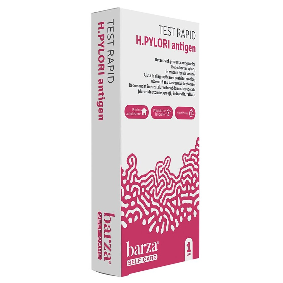 Test Rapid Helycobacter Pylori antigen, 1 bucata, Barza