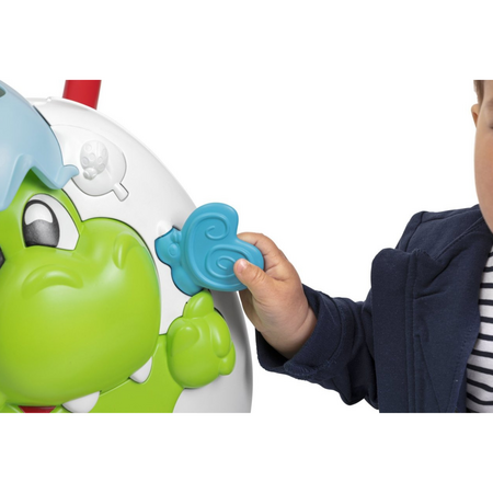 Jucarie 2 in 1 centru de activitati si antemergator, Dinozaur, 9-24 luni, Chicco 788376
