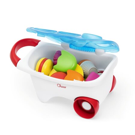 Jucarie de stivuire si creatie, Standul de inghetata, 1-3 ani, Chicco 788497