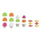 Jucarie de stivuire si creatie, Standul de inghetata, 1-3 ani, Chicco 788500
