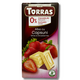 Ciocolata alba cu capsune si indulcitori, 75 g, Torras 788544