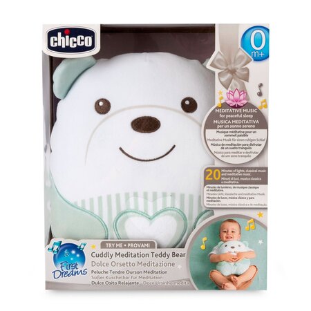 Ursulet de plus First Dreams, Verde, 0 luni+, Chicco 788624