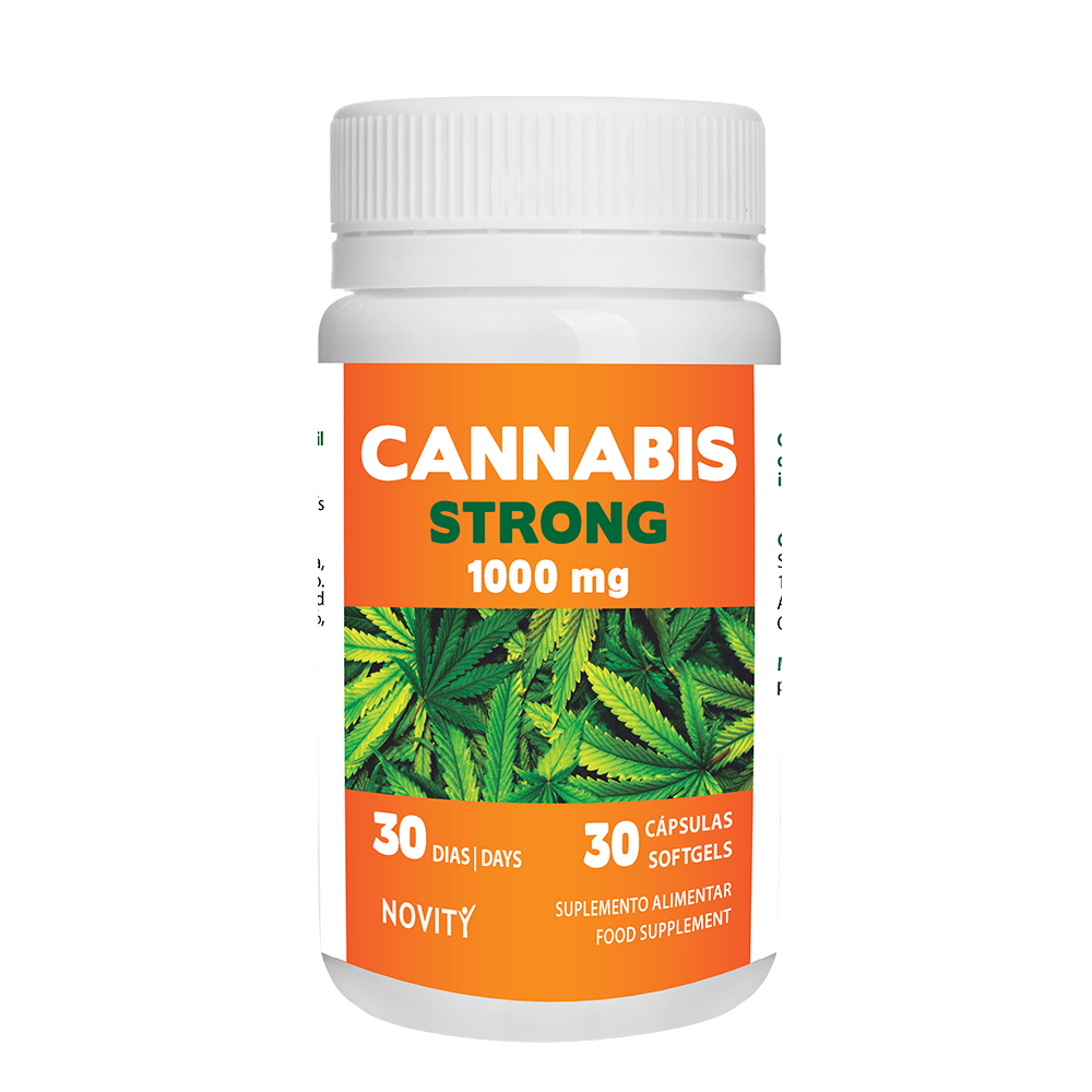 Cannabis Strong, 1000 mg, 30 capsule moi, Dietmed