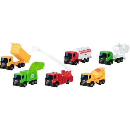 Masinuta utilitara, Scara 1:102, Die Cast, 7.5 cm, Goki