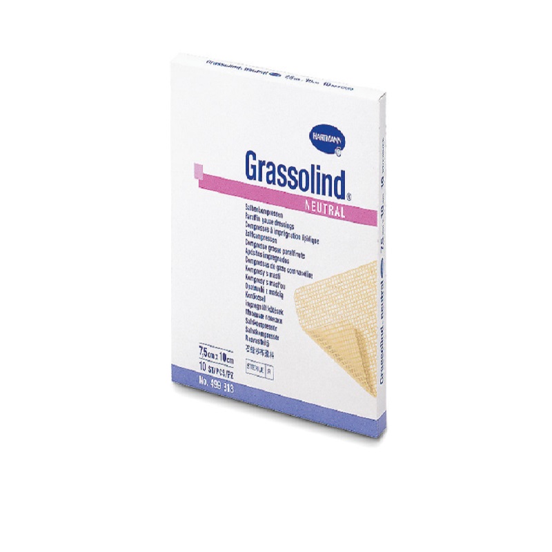 Comprese sterile Grassolind, 7,5 x 10 cm, 10 bucati, Hartmann