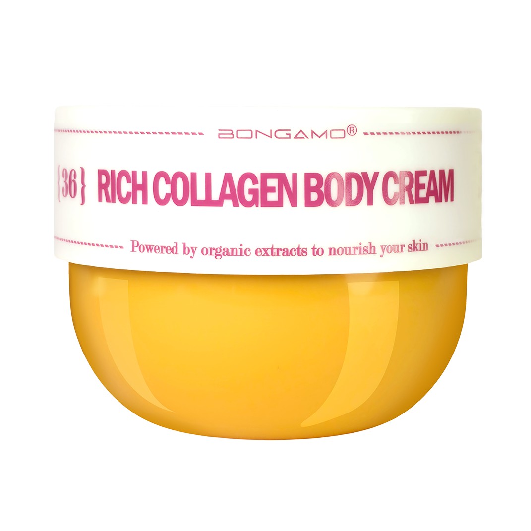 Crema de corp nutritiva cu colagen, 200 ml, Bongamo