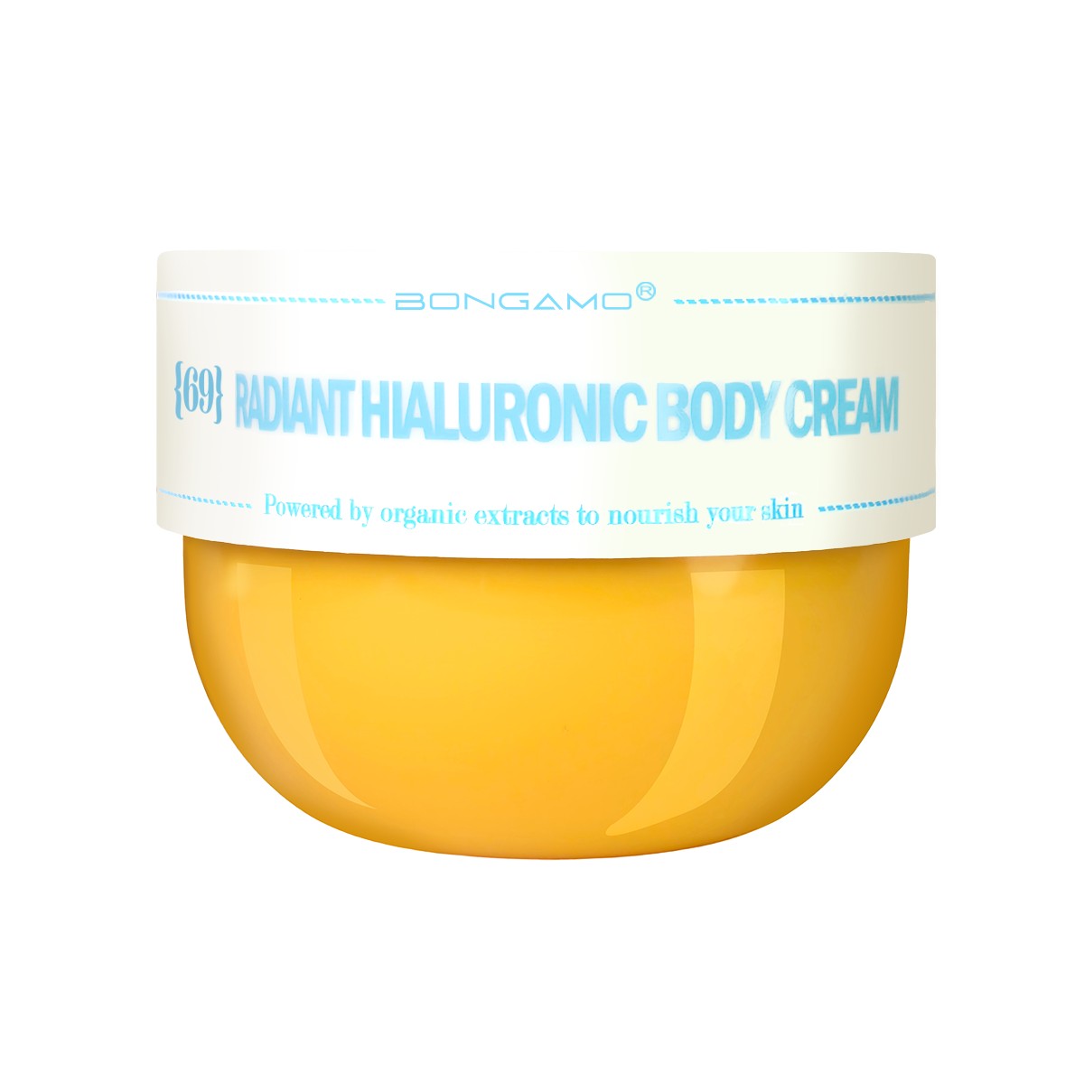 Crema de corp radianta  cu acid hialuronic, 200 ml, Bongamo