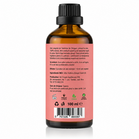 Ulei de struguri, 100 ml, Oleya 788986