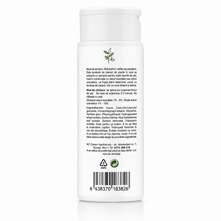 Baza de sampon cu Aloe Vera, 200 ml, Oleya 789127