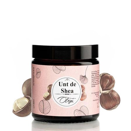 Unt de shea organic, 100 g, Oleya