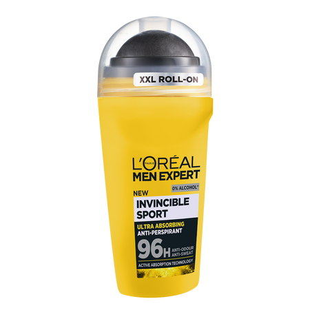 Roll-on antiperspirant fara alcool Men Expert, Invincible Sport, 50 ml, Loreal Paris 792886