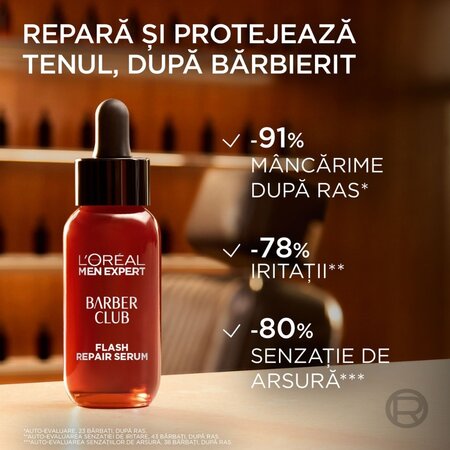 Serum pentru barba si dupa ras Men Expert, Barber Club, 30 ml, Loreal Paris 789180