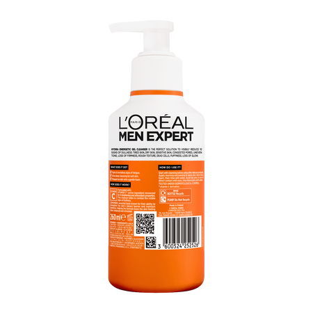 Gel de curatare energizant Men Expert, Hydra Energetic, 260 ml, Loreal Paris 792921