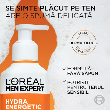 Gel de curatare energizant Men Expert, Hydra Energetic, 260 ml, Loreal Paris 792926