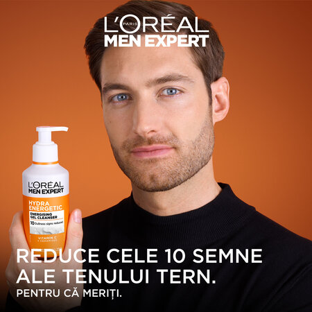 Gel de curatare energizant Men Expert, Hydra Energetic, 260 ml, Loreal Paris 792923