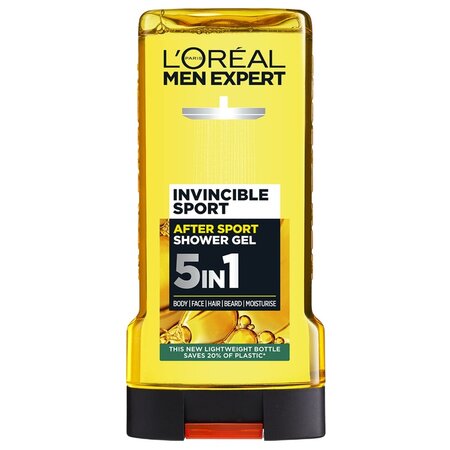 Gel de dus revitalizant Men Expert, Invincible Sport, 300 ml, Loreal Paris