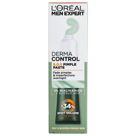 Crema pasta pentru imperfectiuni Men Expert, Derma Control SOS, 45 ml, Loreal Paris 789210