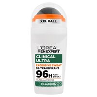 Roll-on antiperspirant fara alcool Men Expert, Derma Control, 50 ml, Loreal Paris