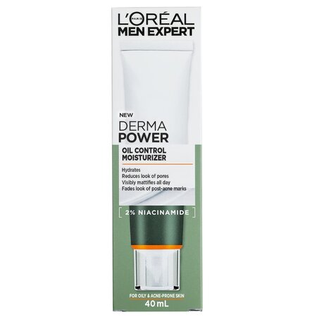 Crema hidratanta cu SPF30 pentru tenul gras Men Expert, Derma Control, 40 ml, Loreal Paris 789227