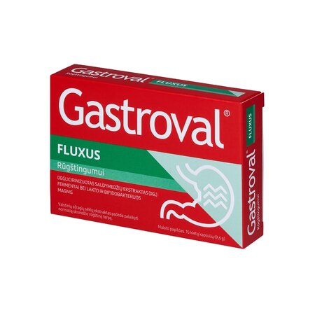 Gastroval Fluxus, 15 capsule, Holistic One