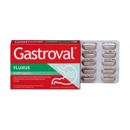 Gastroval Fluxus, 15 capsule, Holistic One 789487