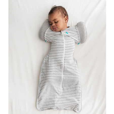 Sac de dormit de tranzitie pentru infasat bebelusi Transition, 6-8.5 Kg, Gri, 1 bucata, Love to Dream 789496