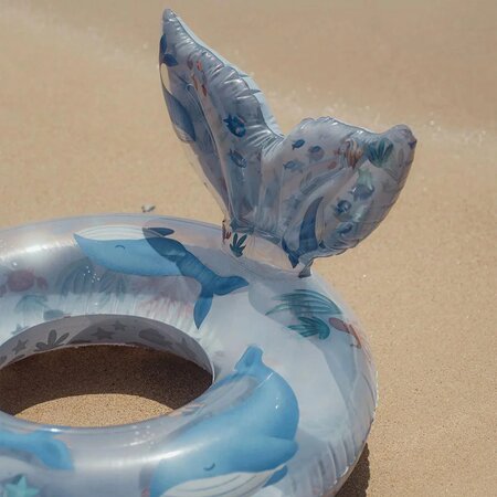 Colac in forma de coada de balena, Albastru, Ocean World, + 3 ani, Little Dutch 789676