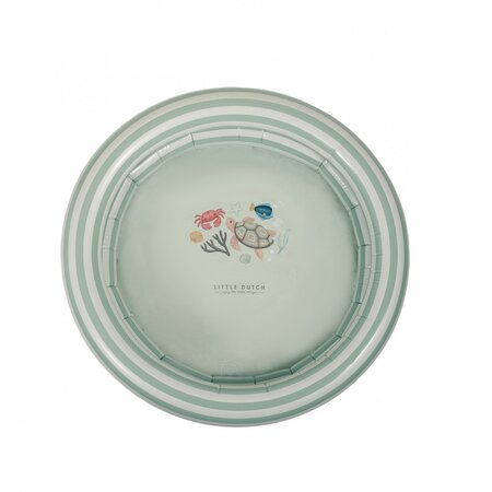 Piscina gonflabila pentru copii, 80 cm, Verde, Fresh Greens, + 2 ani, Little Dutch 791977