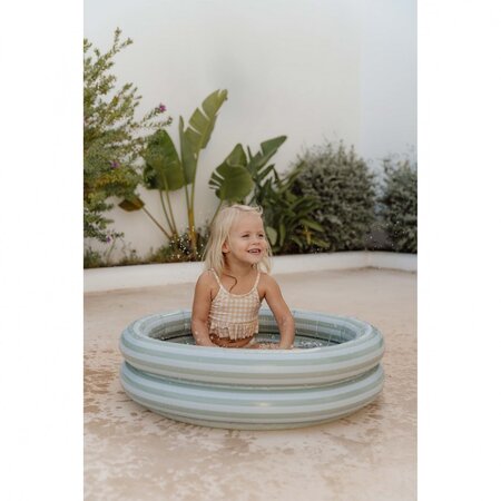 Piscina gonflabila pentru copii, 80 cm, Verde, Fresh Greens, + 2 ani, Little Dutch 791974