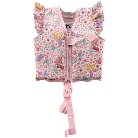 Vesta de inot Dreamy Mermaid, Roz, 2, 1 bucata, Little Dutch