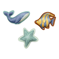 Jucarii pentru scufundare, Ocean World, + 3 ani, 3 bucati, Little Dutch