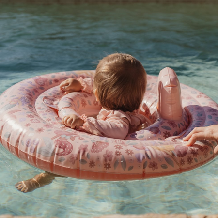 Colac pentru bebelusi, Dreamy Mermaid, + 6 luni, 1 bucata, Little Dutch 790152