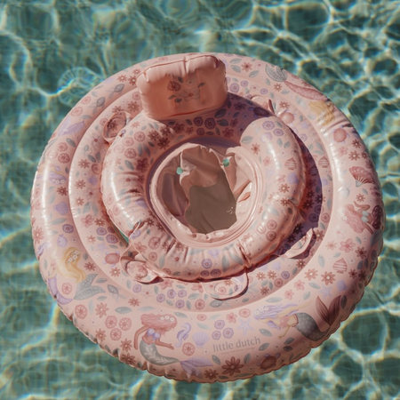 Colac pentru bebelusi, Dreamy Mermaid, + 6 luni, 1 bucata, Little Dutch 790150