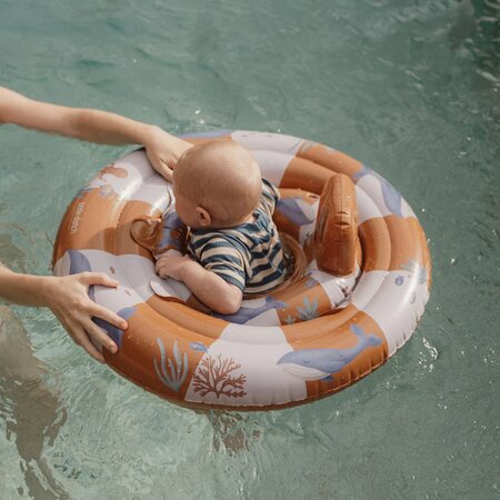 Colac pentru bebelusi, Roz, Ocean World, + 6 luni, Little Dutch 790158