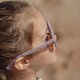 Ochelari de soare pentru copii, Purple Stripes, 2 ani+, 1 bucata, Little Dutch 791901