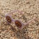 Ochelari de soare pentru copii, Purple Stripes, 2 ani+, 1 bucata, Little Dutch 791904
