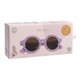Ochelari de soare pentru copii, Purple Stripes, 2 ani+, 1 bucata, Little Dutch 791903