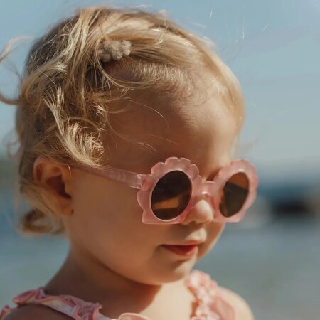 Ochelari de soare pentru copii, Pink, Shell Mermaid, 2 ani+, Little Dutch 791908