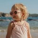 Ochelari de soare pentru copii, Pink, Shell Mermaid, 2 ani+, Little Dutch 791910
