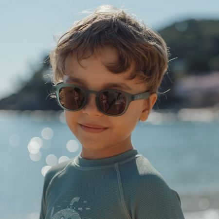 Ochelari de soare pentru copii, Ocean Green, 2 ani+, 1 bucata, Little Dutch 791882