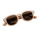 Ochelari de soare pentru copii, Ocean Brown Stripes, 2 ani+, 1 bucata, Little Dutch 790337